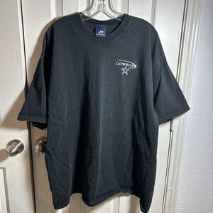 Vintage Dallas Cowboys Pro Player T-Shirt Men's XXL 90s Embroidered Black